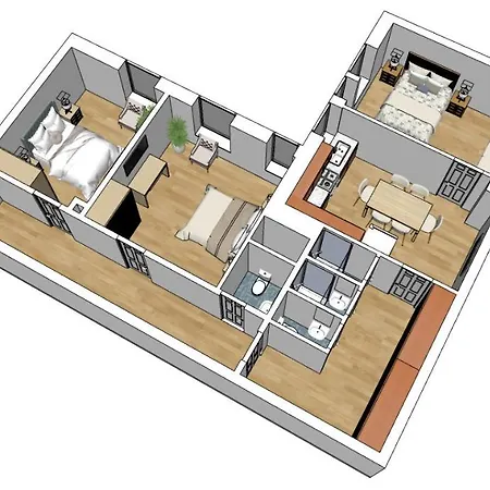 Flatista Homes - Central Station - 3Br Munich Exterior photo