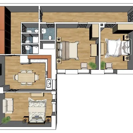 Flatista Homes - Central Station - 3Br Munich Exterior photo