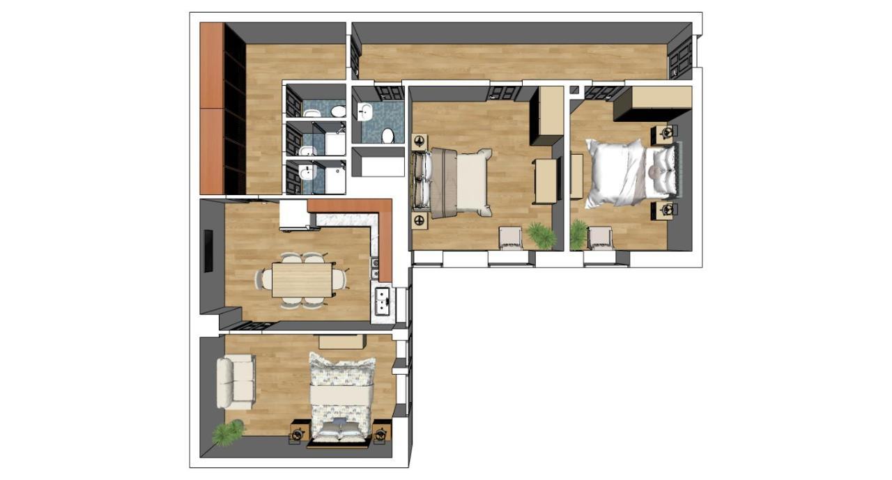 Apartment Flatista Homes - Station - 3br Munich